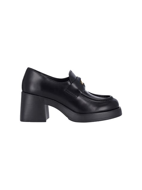 miu miu loafers black|Miu Miu Penny Loafer (Women) .